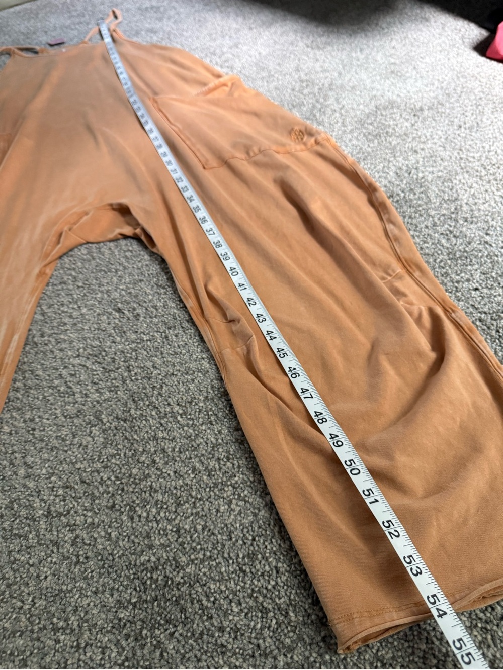 Free People Movement jumpsuit, size large terracotta camel brown, relaxed fit - Picture 8 of 8